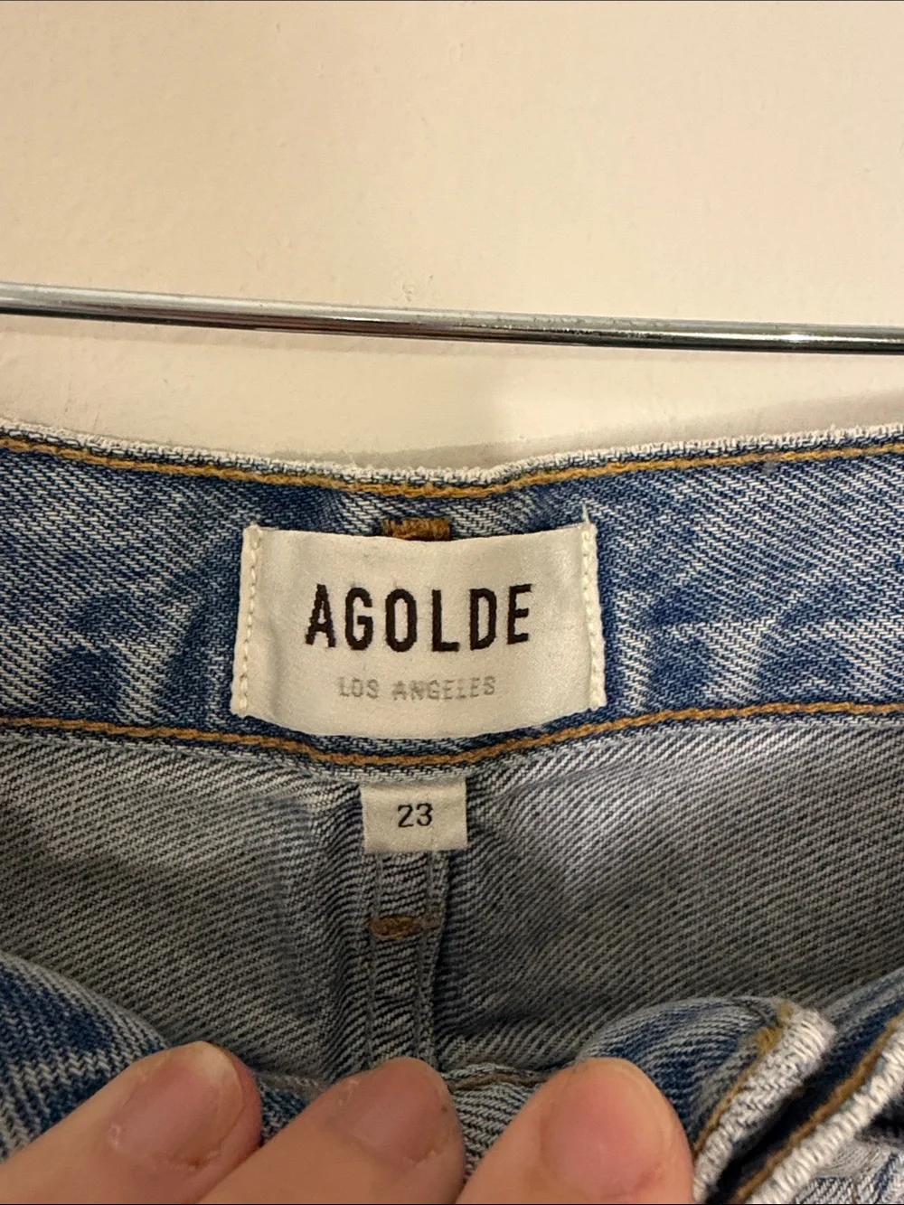 Agolde Balloon Jean Light Wash Barrel Denim Relaxed Fit size 23